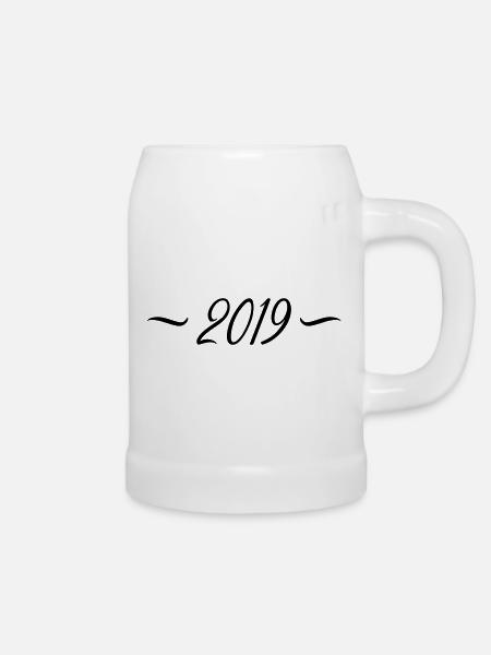 2019 - Bierkrug - Weiß
