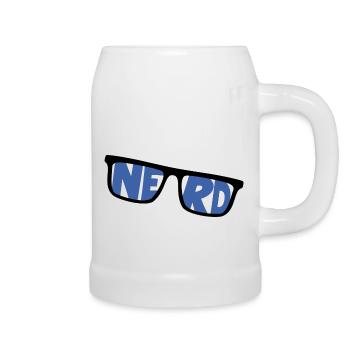nerd coder server download cyberspace programmer - Bierkrug - Weiß - Rechts