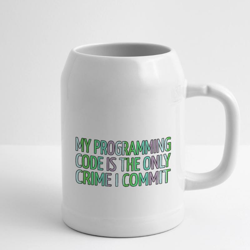 computer language jokes present backend developer Bierkrug