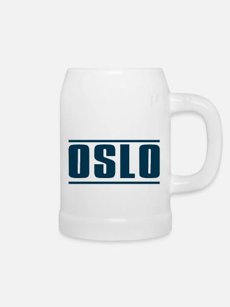 Oslo - Bierkrug - Weiß