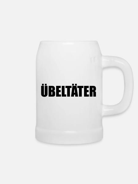 Übeltäter - Bierkrug - Weiß
