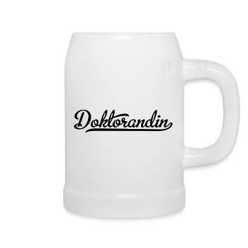 Doctorant - Chope en céramique - blanc - Droite