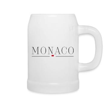Monaco T-Shirt: Elegance & Style - Beer Mug - white - Right
