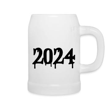 2024 - Bierkrug - Weiß - Rechts