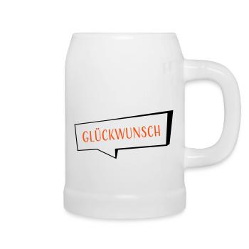 Congratulations two-tone - Beer Mug - white - Right