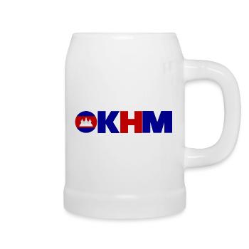 Kambodscha - Bierkrug - Weiß - Rechts