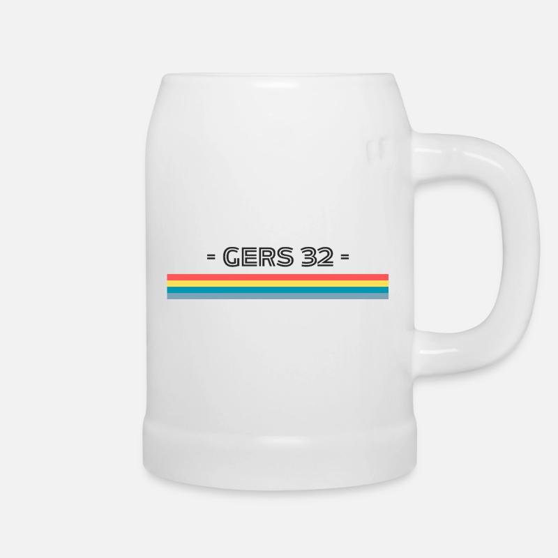 Gers 32 T-Shirt Geschenk Humor - Bierkrug - Weiß