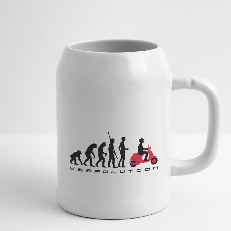 vespolution evolution__b_2c Beer Mug