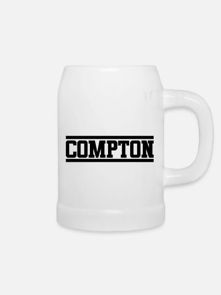Compton - Bierkrug - Weiß