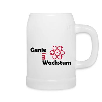 genie im wachstum - Bierkrug - Weiß - Rechts
