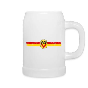 DDR - NVA - Armeesportverein - Retro usedlook - Bierkrug - Weiß - Rechts