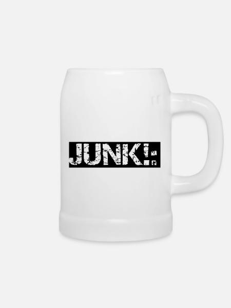 JUNK!: - Bierkrug - Weiß