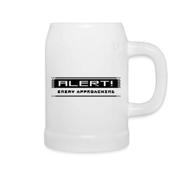 8Bit Alarm - Bierkrug - Weiß - Rechts