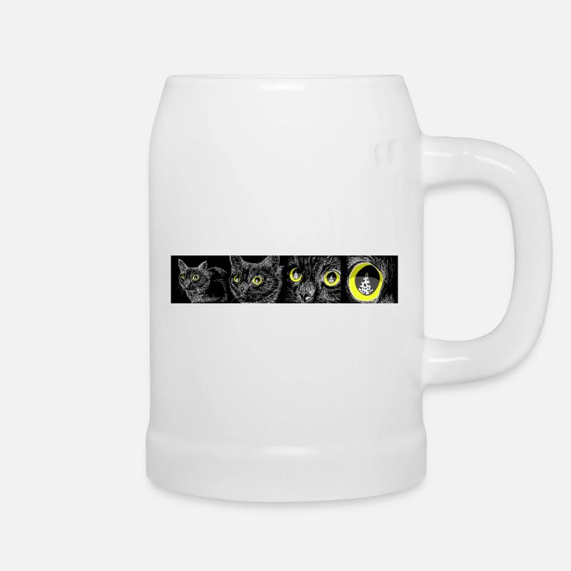 TARGET LOCKED - Beer Mug - white
