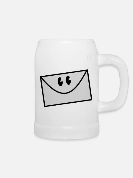envelope - Bierkrug - Weiß