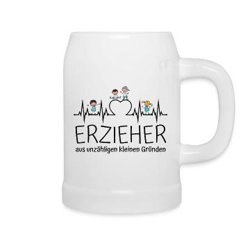Erzieher aus unzähligen kleinen Gründen - Bierkrug - Weiß - Rechts