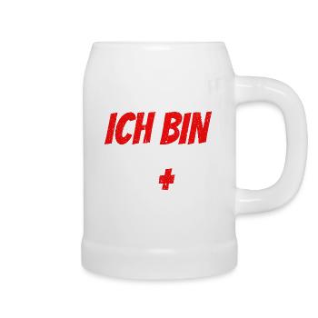 40. Geburtstag 40 Jahre Geburtstagsgeschenk lustig - Bierkrug - Weiß - Rechts