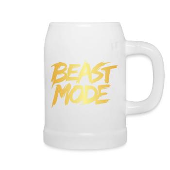 Le mode Beast est idéal pour un usage quotidien ou les salles de sport - Chope en céramique - blanc - Droite