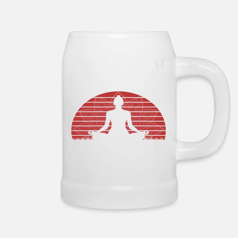 I create my own Calm - Beer Mug - white