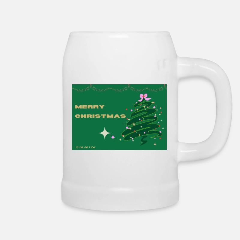Mengdesigns: Christmas is coming!! - Beer Mug - white
