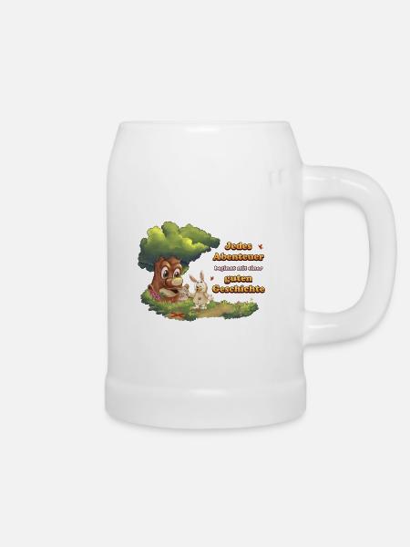 Siggi und der Zauberwald - Geschichte - Bierkrug - Weiß