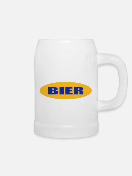 bier - Bierkrug - Weiß