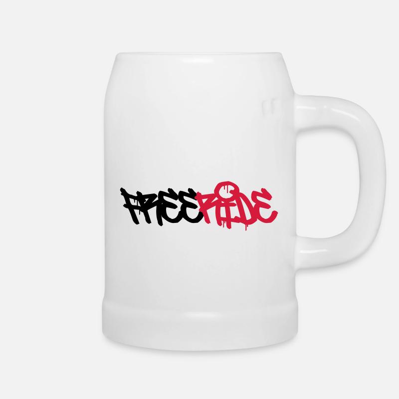 Freeride! - Beer Mug - white