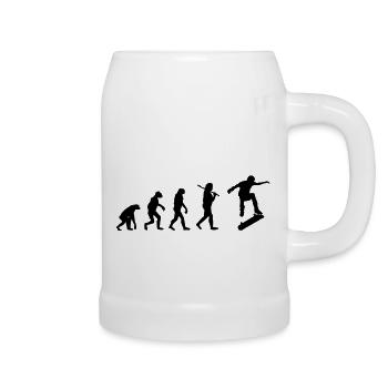 Evolution skate - Bierkrug - Weiß - Rechts