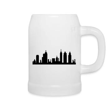 skyline_001 - Chope en céramique - blanc - Droite