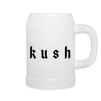 KUSH - Bierkrug - Weiß - Rechts