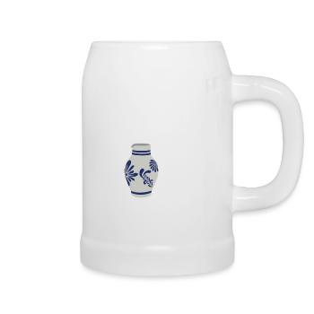 Gude Spruch Bembel Motiv - Bierkrug - Weiß - Rechts