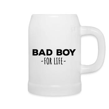 Mauvais garçon pour la vie Bad boy - Chope en céramique - blanc - Droite