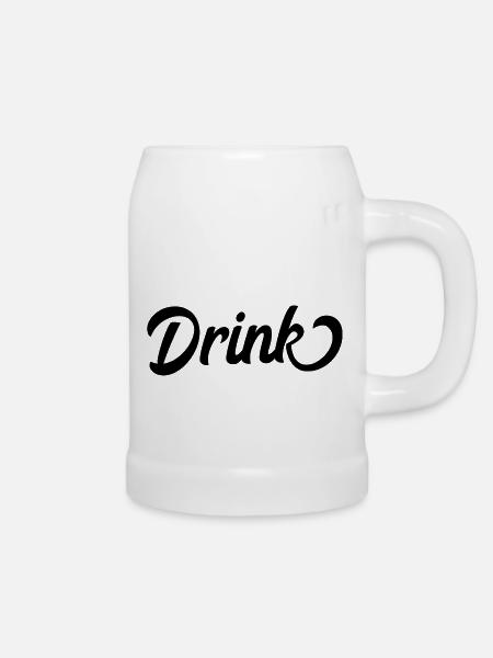 Drink - Bierkrug - Weiß
