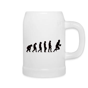 Rugby Team Rugby Coach Gift Rugby Player - Beer Mug - white - Right