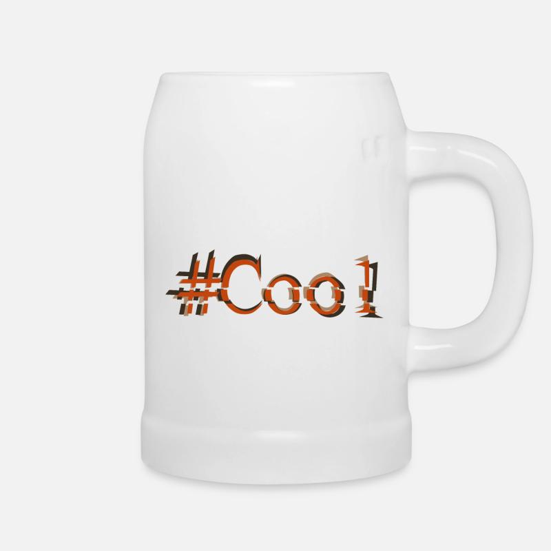 cool - Bierkrug - Weiß