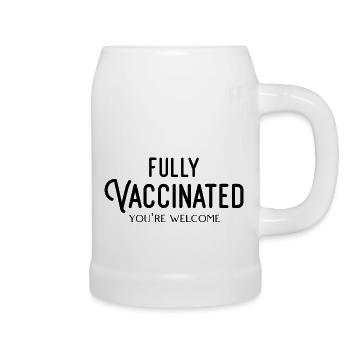 #Vaccinated - Beer Mug - white - Right