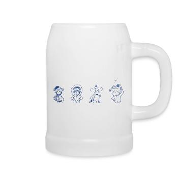 Styles - Chope en céramique - blanc - Droite