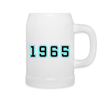 1965 Year Birthday - Beer Mug - white - Right