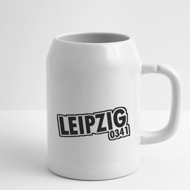 Leipzig - 0341 - Area Code - Saxony Beer Mug