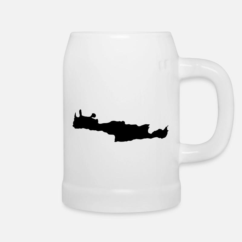 Kreta - Bierkrug - Weiß