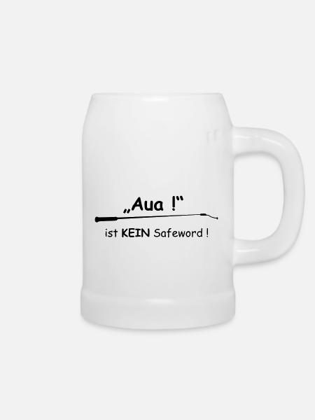 Safeword - Bierkrug - Weiß