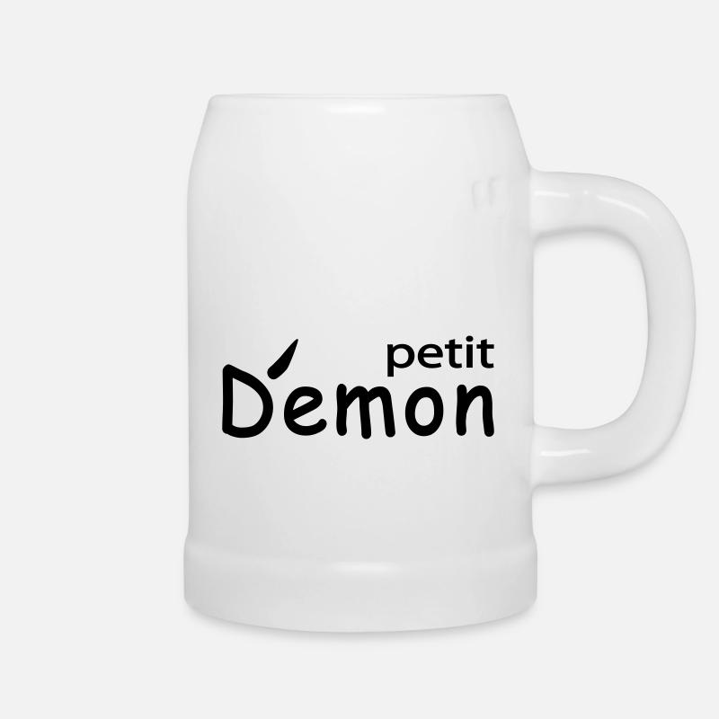 Little devil - Beer Mug - white