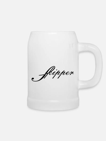 skipper_vec_1 de - Bierkrug - Weiß
