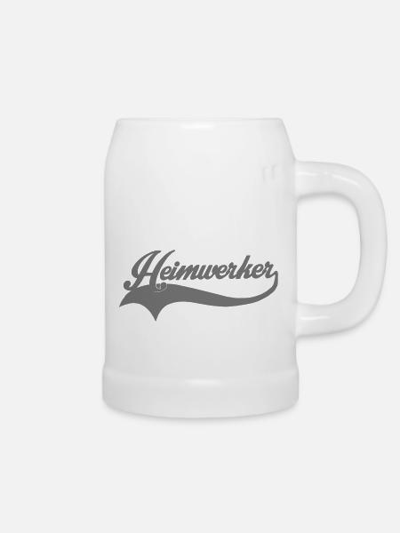 Heimwerker - Bierkrug - Weiß