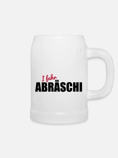 Abräschi - Bierkrug - Weiß