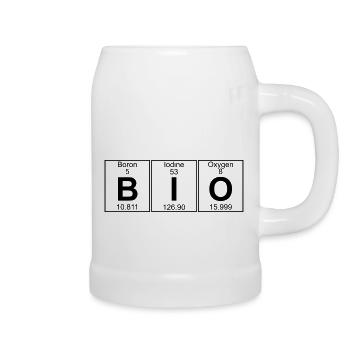 BIO (bio) - Full - Bierkrug - Weiß - Rechts