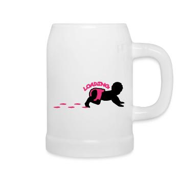 Baby Loading Design - Chope en céramique - blanc - Droite