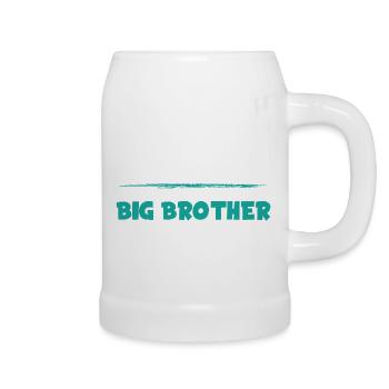 Big Brother No Only Child 2023 - Beer Mug - white - Right