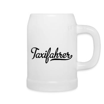 Taxifahrer - Bierkrug - Weiß - Rechts