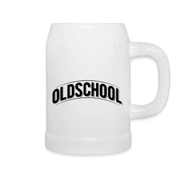 Ancienne école - Chope en céramique - blanc - Droite